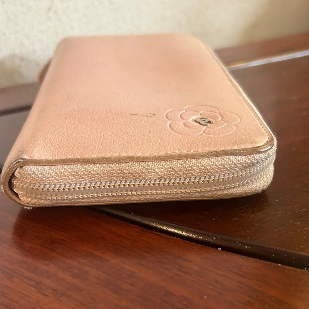 Chanel Pink Leather Wallet